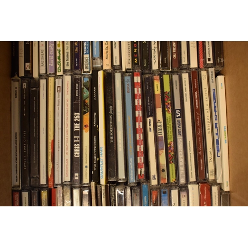 198 - A large collection of cased CDs to include various genres such as indie rock, alternative and others... 