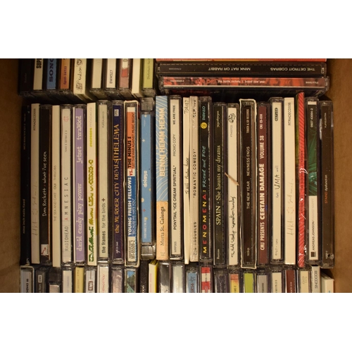 198 - A large collection of cased CDs to include various genres such as indie rock, alternative and others... 