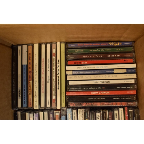 198 - A large collection of cased CDs to include various genres such as indie rock, alternative and others... 