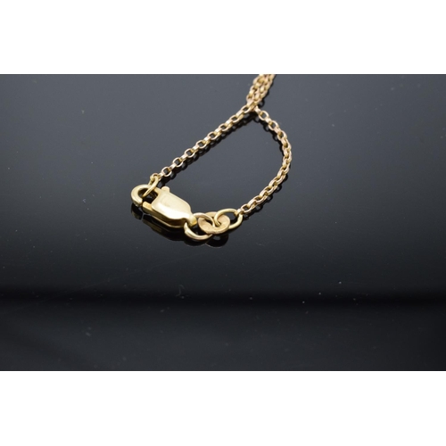 209 - A 9ct gold chain together with a 9ct gold heart-shaped pendant with semi-precious stones, gross weig... 