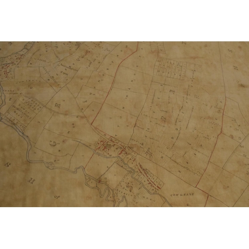 258 - 19th / early 20th century Ordnance Survey style maps to include a cloth version 'Map of the Parish o... 