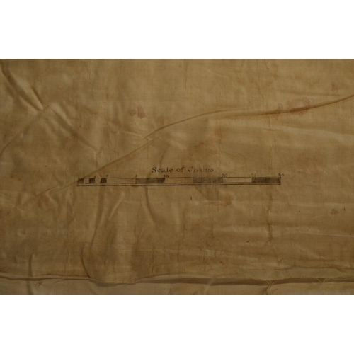 258 - 19th / early 20th century Ordnance Survey style maps to include a cloth version 'Map of the Parish o... 