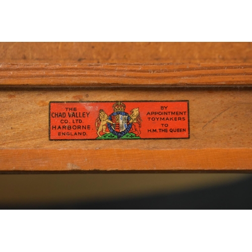 264 - A pair of 20th century wooden bagatelle games complete with associated balls. One is made by Chad Va... 