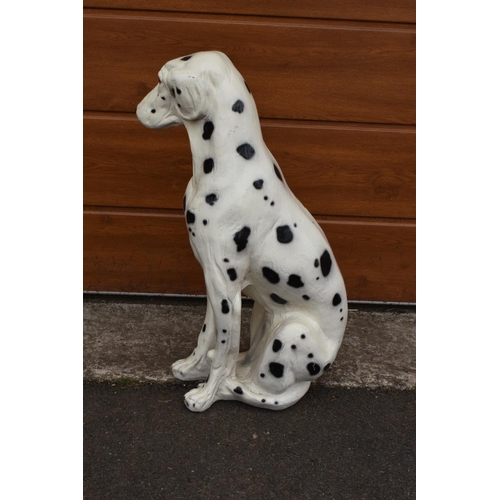 268 - A large 20th century model of a Dalmatian 67cm tall.