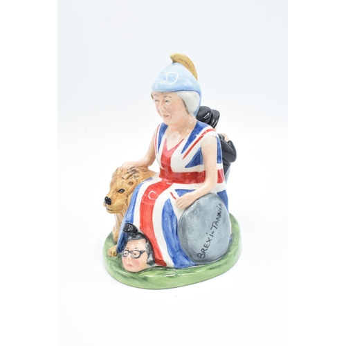 91 - Bairstow Manor Collectables limited edition Toby jug 'Brexitannia'. In good condition with no obviou... 