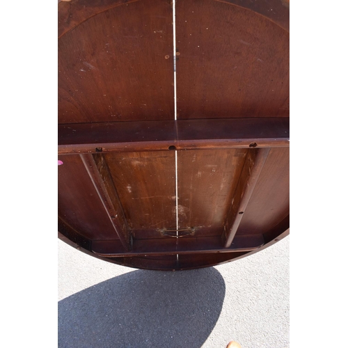 340 - Victorian tilt top table on ornate base. 146 x 105 x 75cm tall. In good functional condition though,... 