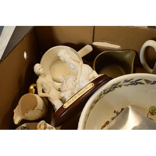 19 - A mixed collection of items to include Carlton Ware, Portmeirion large bowl, silver plate etc. Condi... 
