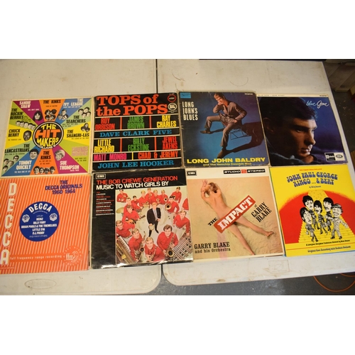 195 - A large collection of LPs records mainly from the 1960s period to include artists such as Bobby Vee,... 