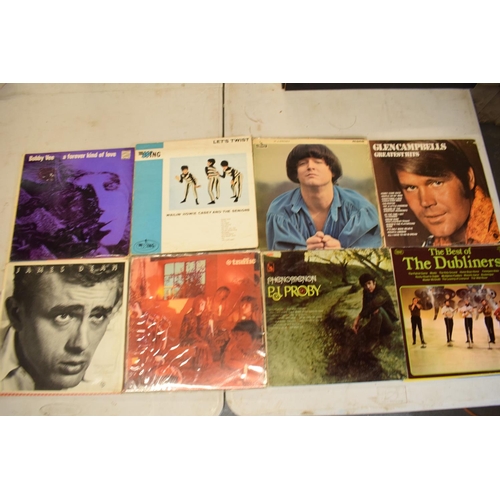 195 - A large collection of LPs records mainly from the 1960s period to include artists such as Bobby Vee,... 