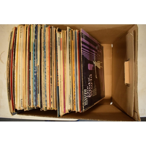 196 - A large collection of LPs records mainly from the 1960s period to include artists such as Skeeter Da... 