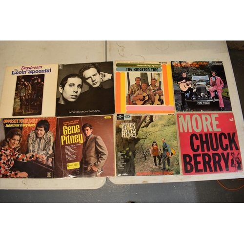 197 - A large collection of LPs records mainly from the 1960s period to include artists such as Jerry Lee ... 