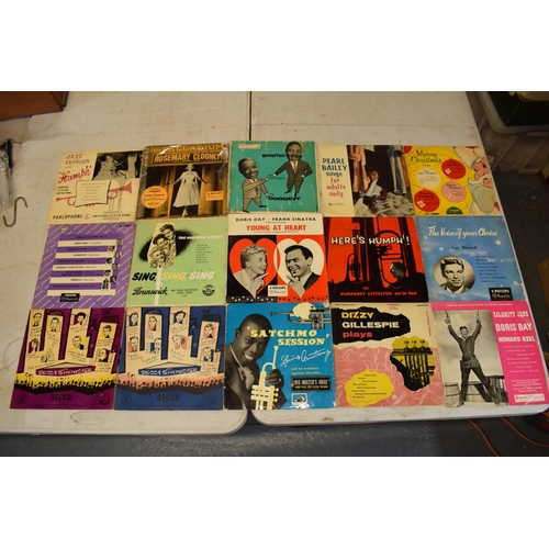 199 - A large collection of 10'' LPs records mainly from the 1960s period to include artists such as Glenn... 