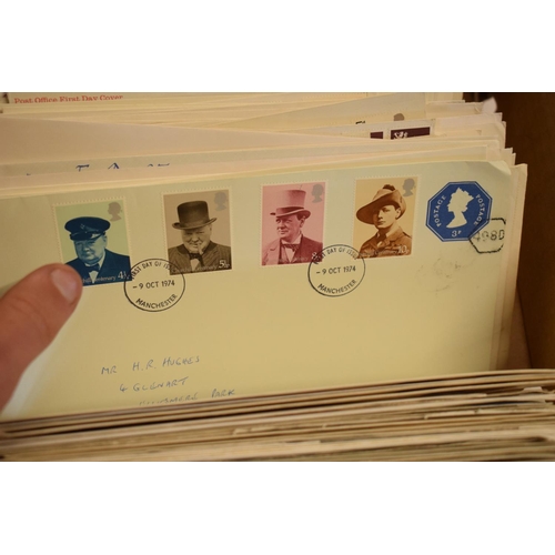 216 - A large collection of 300+ mainly used First Day Covers and similar to include various occasions suc... 