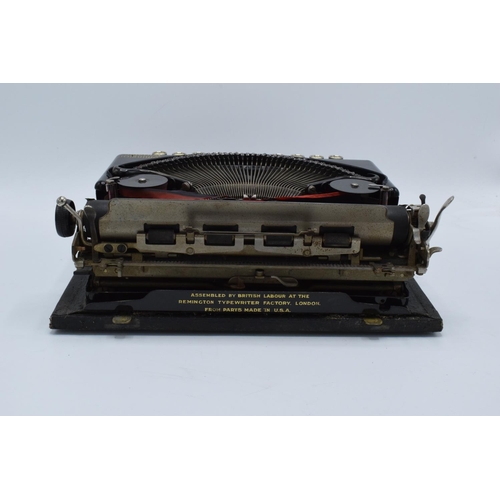 272 - Cased Remington Portable typewriter. Sold as spares/ repairs. Untested.