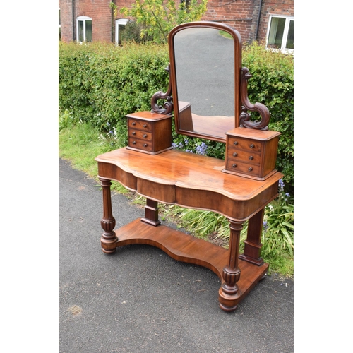 302 - Victorian mahogany duchess dressing table circa 1870 / 80. 124 x 60 x 170cm. In good functional cond... 