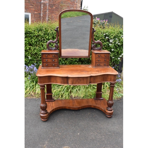 302 - Victorian mahogany duchess dressing table circa 1870 / 80. 124 x 60 x 170cm. In good functional cond... 