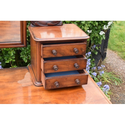 302 - Victorian mahogany duchess dressing table circa 1870 / 80. 124 x 60 x 170cm. In good functional cond... 