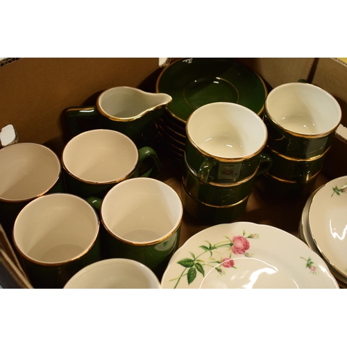 40 - A mixed collection of tea ware to include Christineholme Porcelain tea set in a Rose design to consi... 