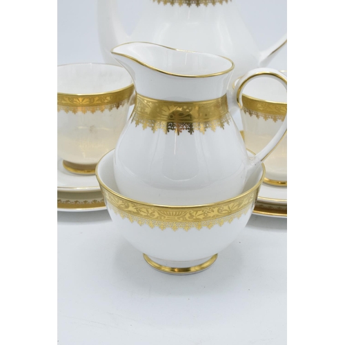 45 - A collection of Royal Grafton Fine Bone China tea ware in the Regal design to include duos and trios... 