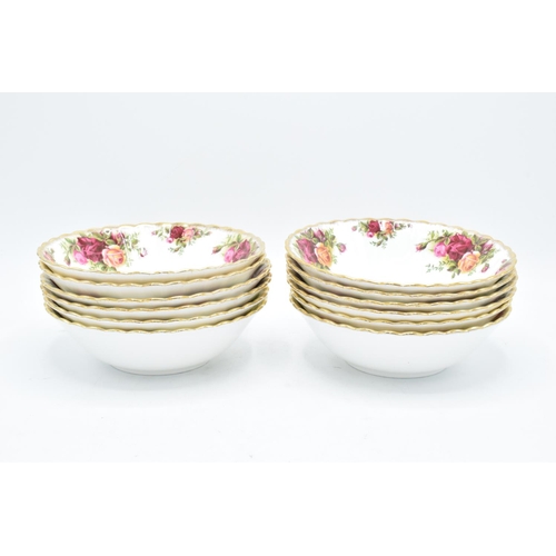 55 - A collection of Royal Albert Old Country Roses items to include 12 x 6 1/4'' bowls (12). In good con... 