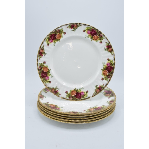 55C - A collection of Royal Albert Old Country Roses items to include 6 x 10.5'' dinner plates (6). In goo... 