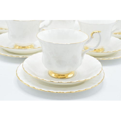 60 - A collection of Royal Albert Val D'or items to include 6 trios (18 pieces). In good condition with n... 