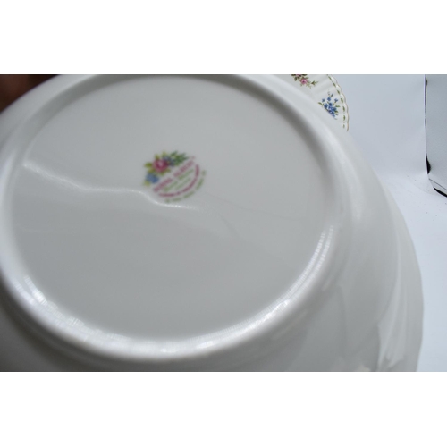 70B - A collection of Royal Albert items in the Flower of the Month design to include a large oval platter... 