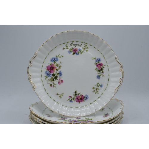 70D - A collection of Royal Albert items in the Flower of the Month Series to include 6 x cake plates with... 