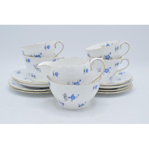 70E - A collection of Shelley Fine Bone China items in the Charm design 13752 to consist of 4 trios togeth... 