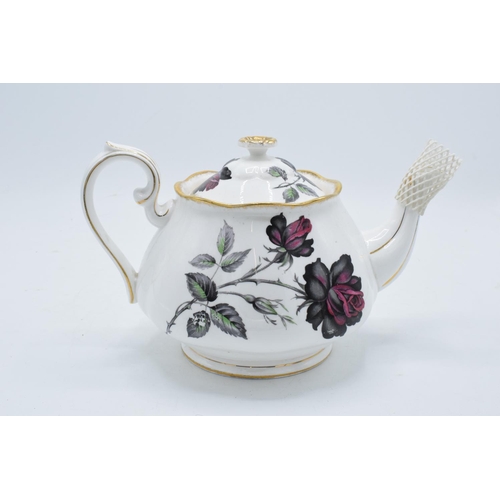 73 - Royal Albert tea pot in the Masquerade design. In good condition with no obvious damage or restorati... 