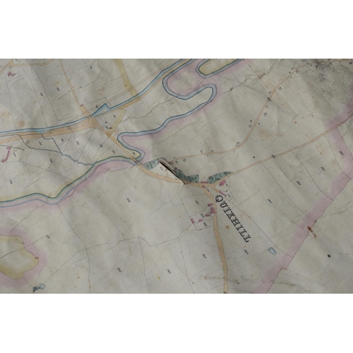 269 - A 19th century 'Plan of the Parish of Rocester in the County of Stafford, Binns and Clifford, Survey... 