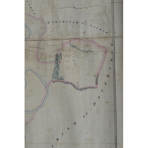 269 - A 19th century 'Plan of the Parish of Rocester in the County of Stafford, Binns and Clifford, Survey... 