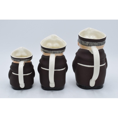 39A - A collection of Goebel West Goebel Toby jugs in the form of Monks of varying sizes (3). In good cond... 