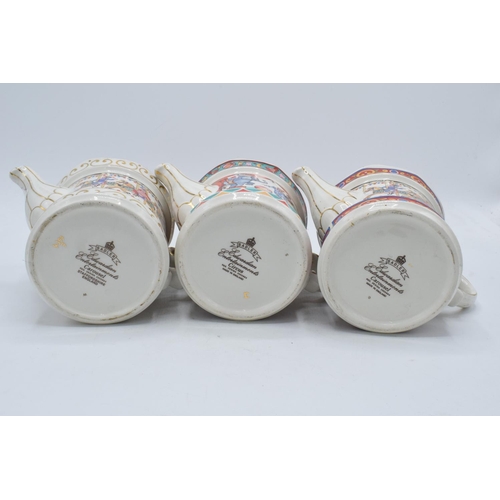 80B - A collection of James Sadler teapots to include Carousel, Circus and Carousel (3). In good condition... 