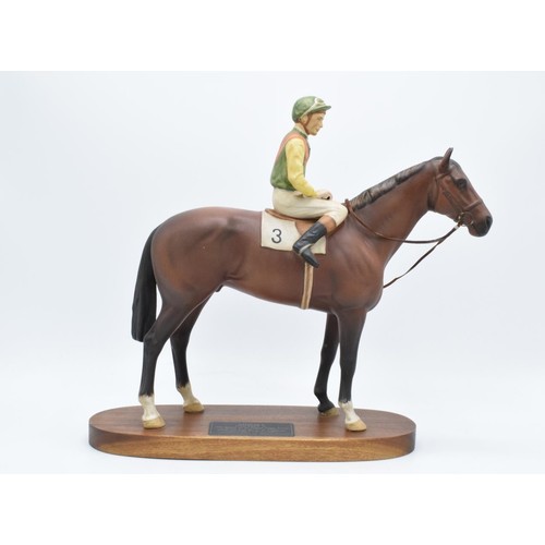 153 - Beswick Connoisseur model Nijinsky with Lester Piggot up 2352. In good condition with no obvious dam... 