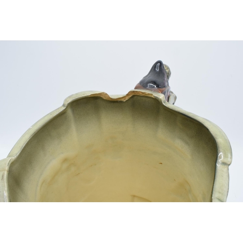 136 - Royal Doulton embossed jug 'The Tower of London' jug 'It keeps Solemn Watch and Ward' with certifica... 