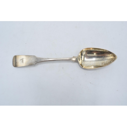 338 - Irish silver serving spoon, Dublin 1809, weight 77.1g. In good condition.