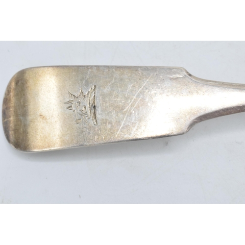 338 - Irish silver serving spoon, Dublin 1809, weight 77.1g. In good condition.