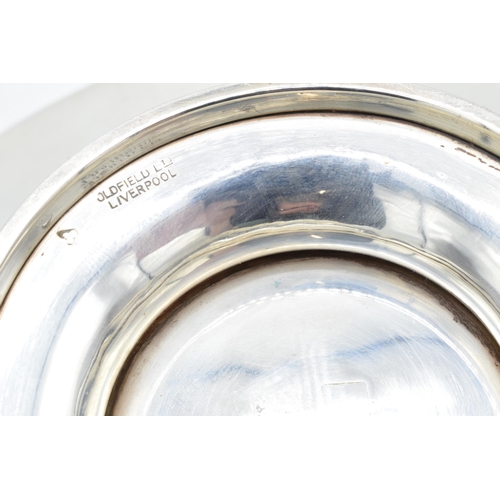 369 - Silver comport / footed bowl, Birmingham 1925 made by Oldfield Ltd. 195.6 grams. In good condition. ... 