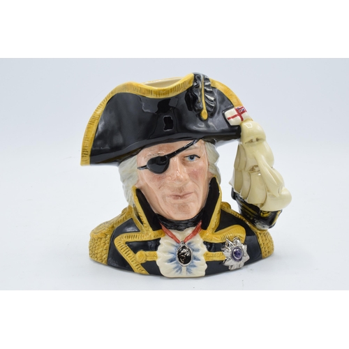 102 - Large Royal Doulton Character Jug of the Year Vice-Admiral Lord Nelson D6932. 17cm tall. In good con... 