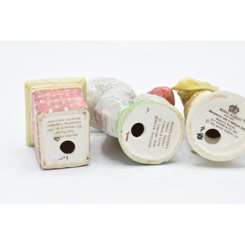 145 - A collection of Beatrix Potter figures to include Beswick large Peter Rabbit, Timmy Tiptoes and Tom ... 