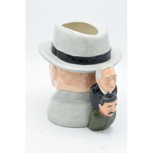 69 - Bairstow Manor Pottery The Life and Times of Winton Churchill The Yalta Character Jug. Limited editi... 