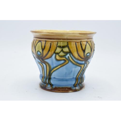 79 - Minton Secessionist Jardinière with a stylised design 'No. 9'. 11cm tall. 12.5 diameter. Condition i... 