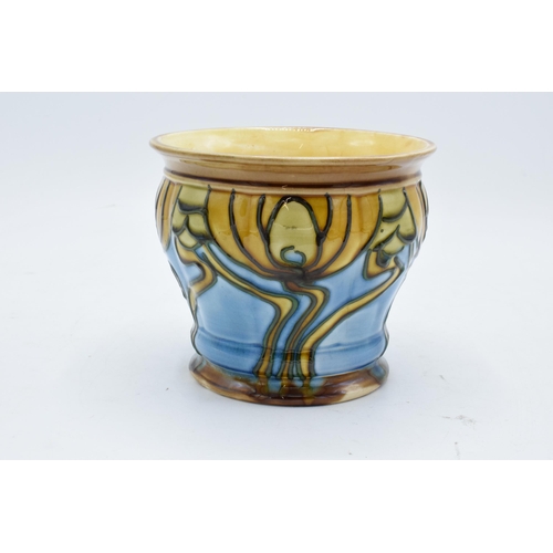 79 - Minton Secessionist Jardinière with a stylised design 'No. 9'. 11cm tall. 12.5 diameter. Condition i... 