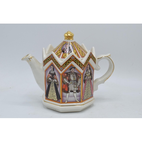 105 - A collection of Sadler Teapots to include Henry VIII and his Six Wives, Elizabeth I Queen of England... 