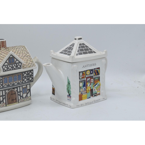 107 - A collection of Sadler Teapots to include Tudor House, A Christmas Carol and a Wade English Life tea... 