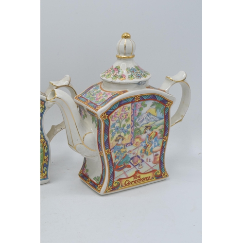 108 - A collection of Sadler The World of Tea Collection teapots to include Tea Ceremony, Ceylon Tea and C... 