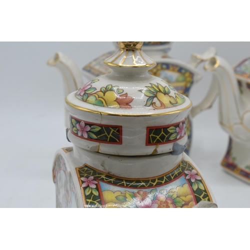 108 - A collection of Sadler The World of Tea Collection teapots to include Tea Ceremony, Ceylon Tea and C... 