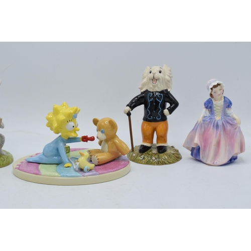 114 - A collection of pottery to include Royal Doulton figures Dinky Do HN1678, Rabbit reads the plan, Lea... 