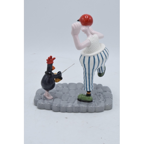 119 - Coalport Characters figure Wallace and Gromit The Wrong Trousers Wallace out of Control. 635/750. Wi... 